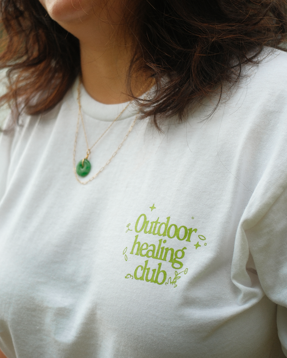 Outdoor Healing Club T-shirt (White)